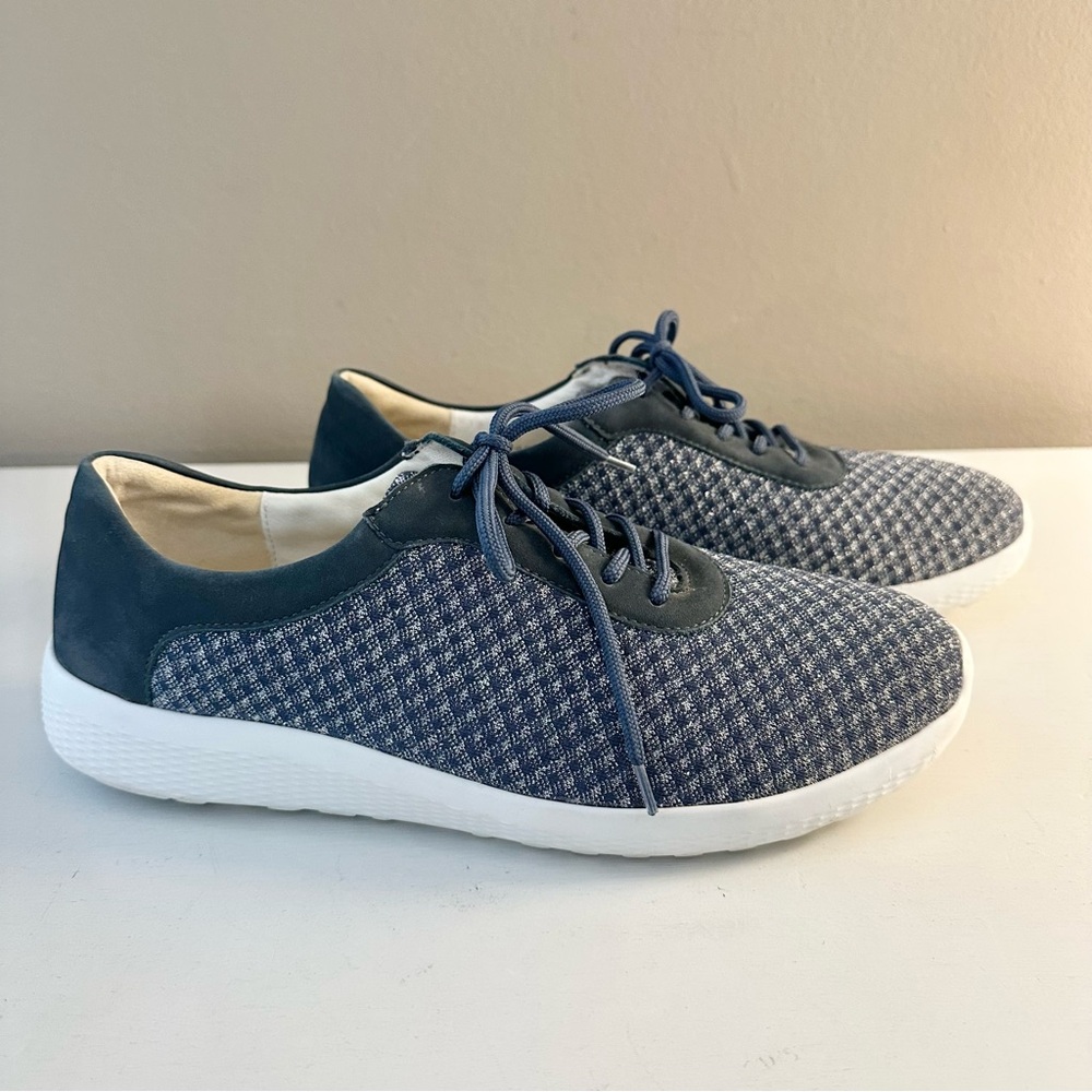 Waldlaufer Navy and Silver Sparkle Sneakers 9.5